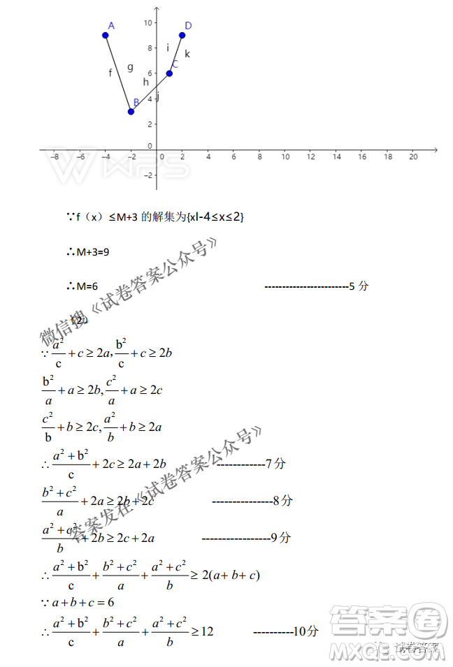 燕博園2021屆高三年級(jí)綜合能力測(cè)試一文科數(shù)學(xué)試題及答案