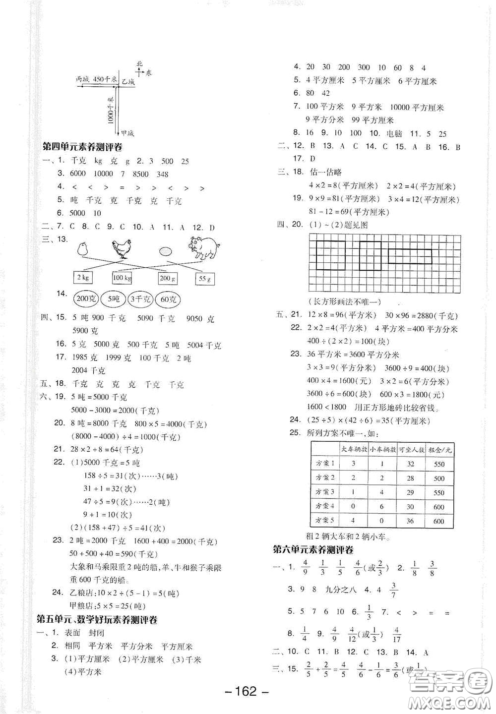 延邊教育出版社2021全品學(xué)練考三年級數(shù)學(xué)下冊北師大版答案