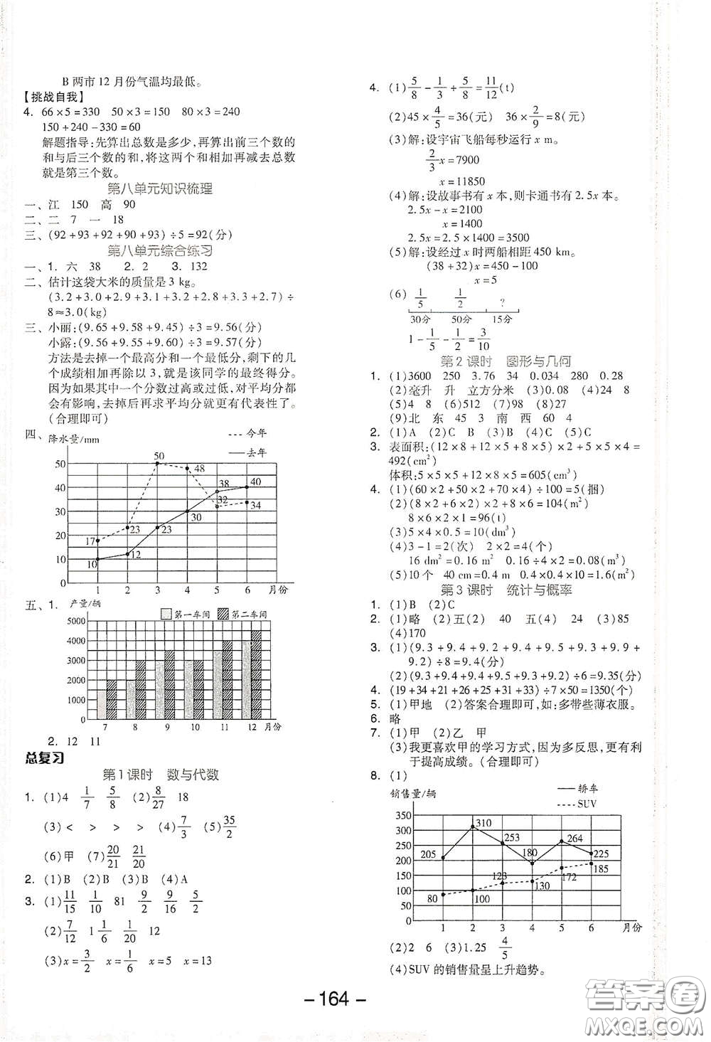 開明出版社2021全品學(xué)練考五年級數(shù)學(xué)下冊北師大版答案