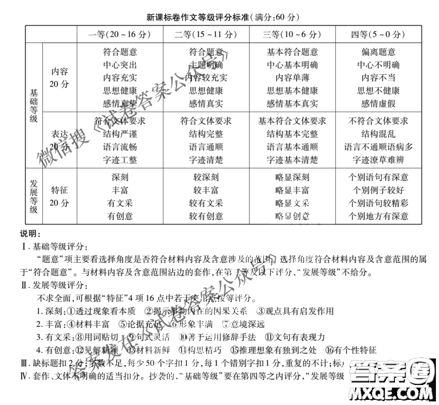 百校聯(lián)盟2021屆普通高中教育教學(xué)質(zhì)量監(jiān)測4月考試全國I卷語文試題及答案