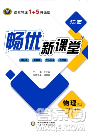 寧夏人民教育出版社2021暢優(yōu)新課堂七年級(jí)物理下冊(cè)人教版江西專版答案