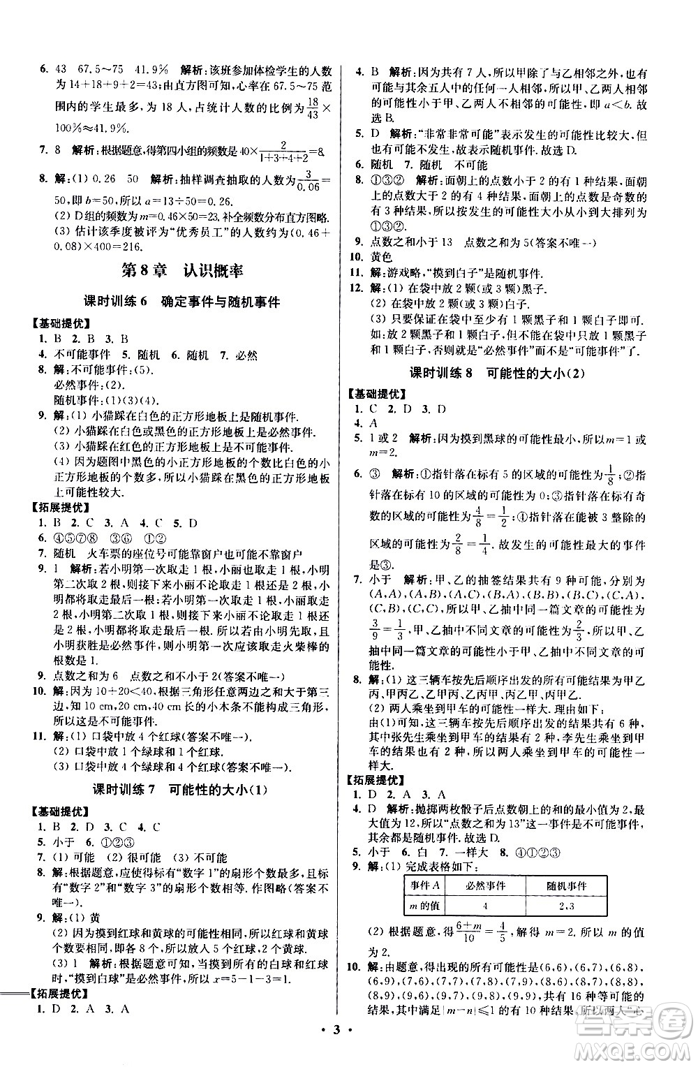 江蘇鳳凰科學(xué)技術(shù)出版社2021初中數(shù)學(xué)小題狂做提優(yōu)版八年級(jí)下冊(cè)蘇科版答案