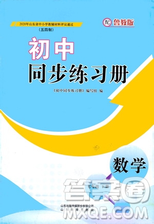 山東教育出版社2021初中同步練習(xí)冊(cè)七年級(jí)數(shù)學(xué)下冊(cè)魯教版五四學(xué)制答案