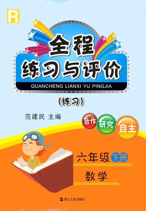 浙江人民出版社2021全程練習(xí)與評價(jià)練習(xí)六年級下冊數(shù)學(xué)R人教版答案