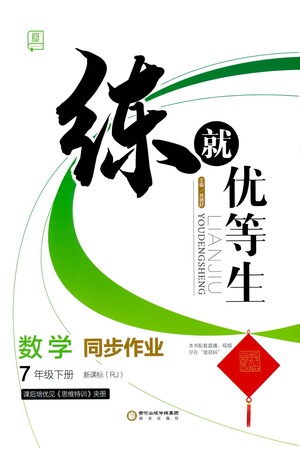 陽(yáng)光出版社2021練就優(yōu)等生數(shù)學(xué)同步作業(yè)七年級(jí)下冊(cè)新課標(biāo)RJ人教版答案