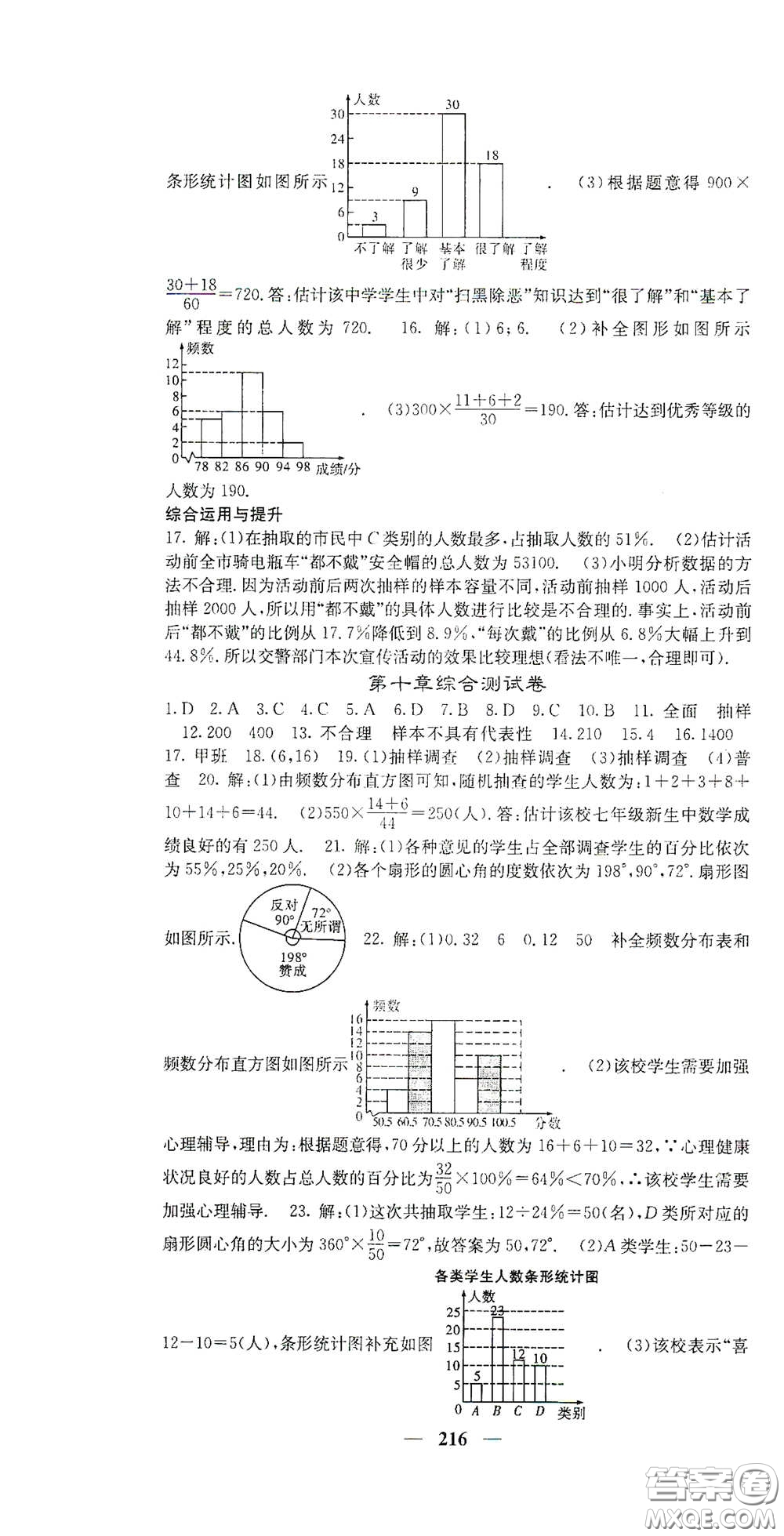 四川大學(xué)出版社2021梯田文化課堂點睛七年級數(shù)學(xué)下冊人教版答案