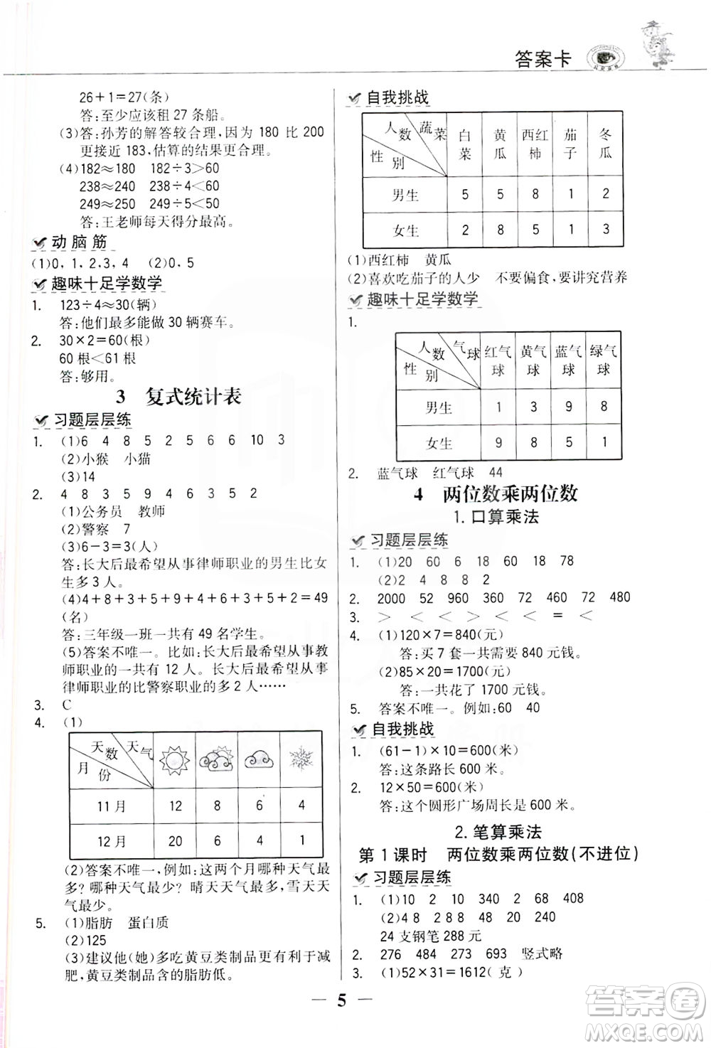 延邊大學(xué)出版社2021世紀(jì)金榜金榜大講堂數(shù)學(xué)三年級下冊人教版答案