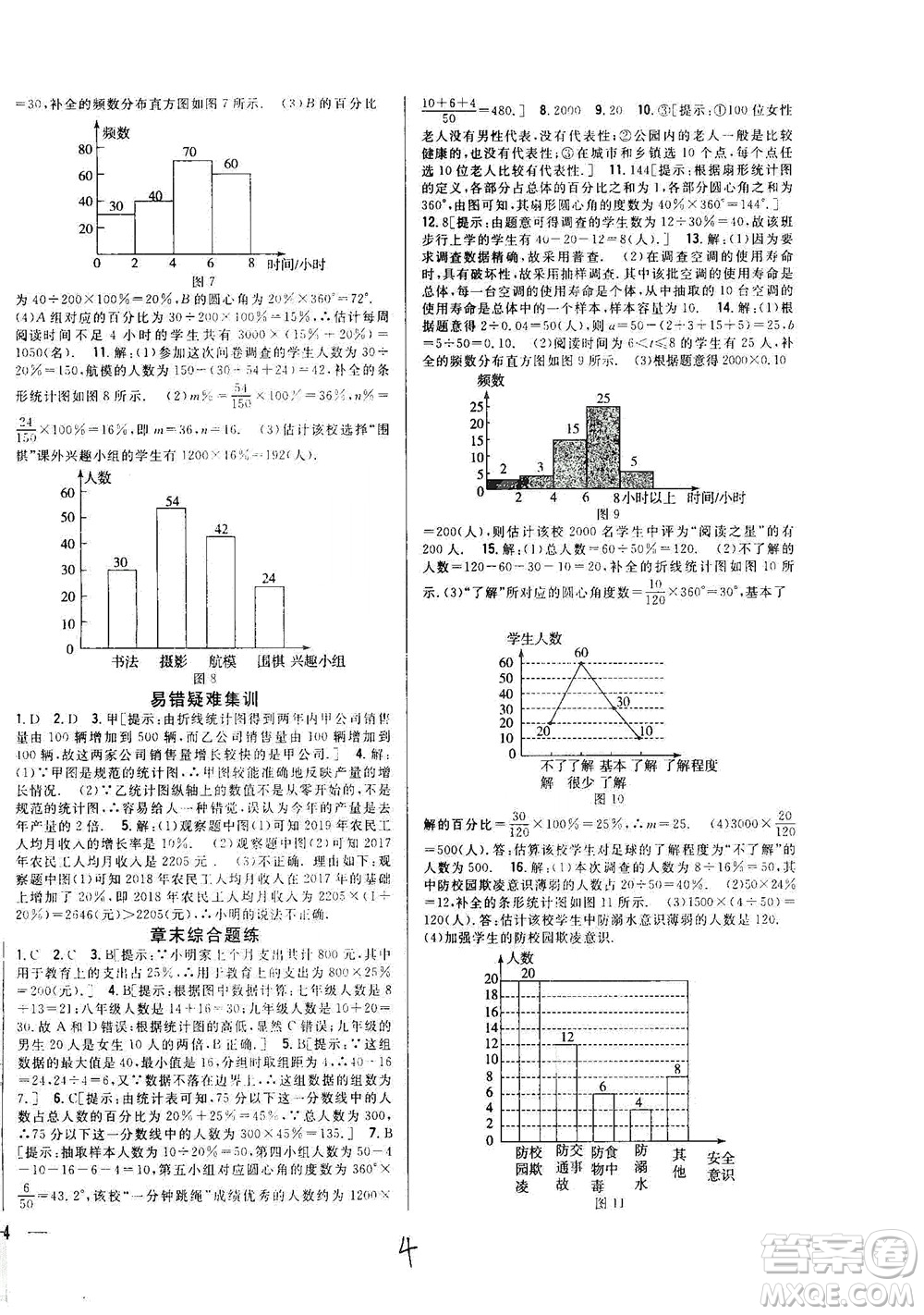 吉林人民出版社2021全科王同步課時練習(xí)數(shù)學(xué)八年級下冊新課標(biāo)翼教版答案