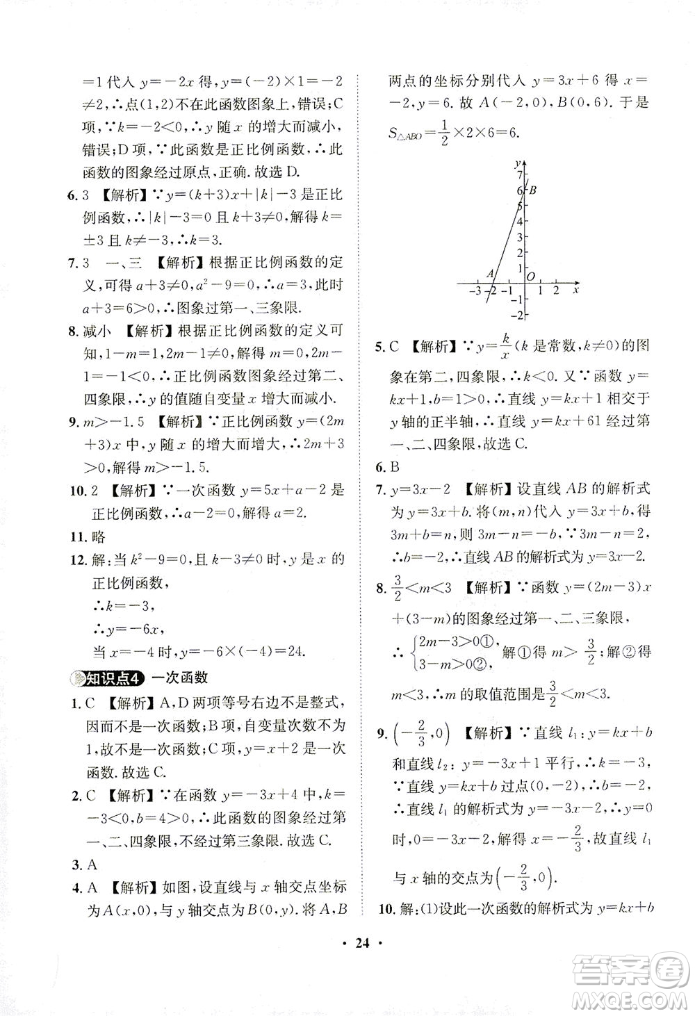 山東畫報出版社2021一課三練單元測試數(shù)學(xué)八年級下冊人教版答案