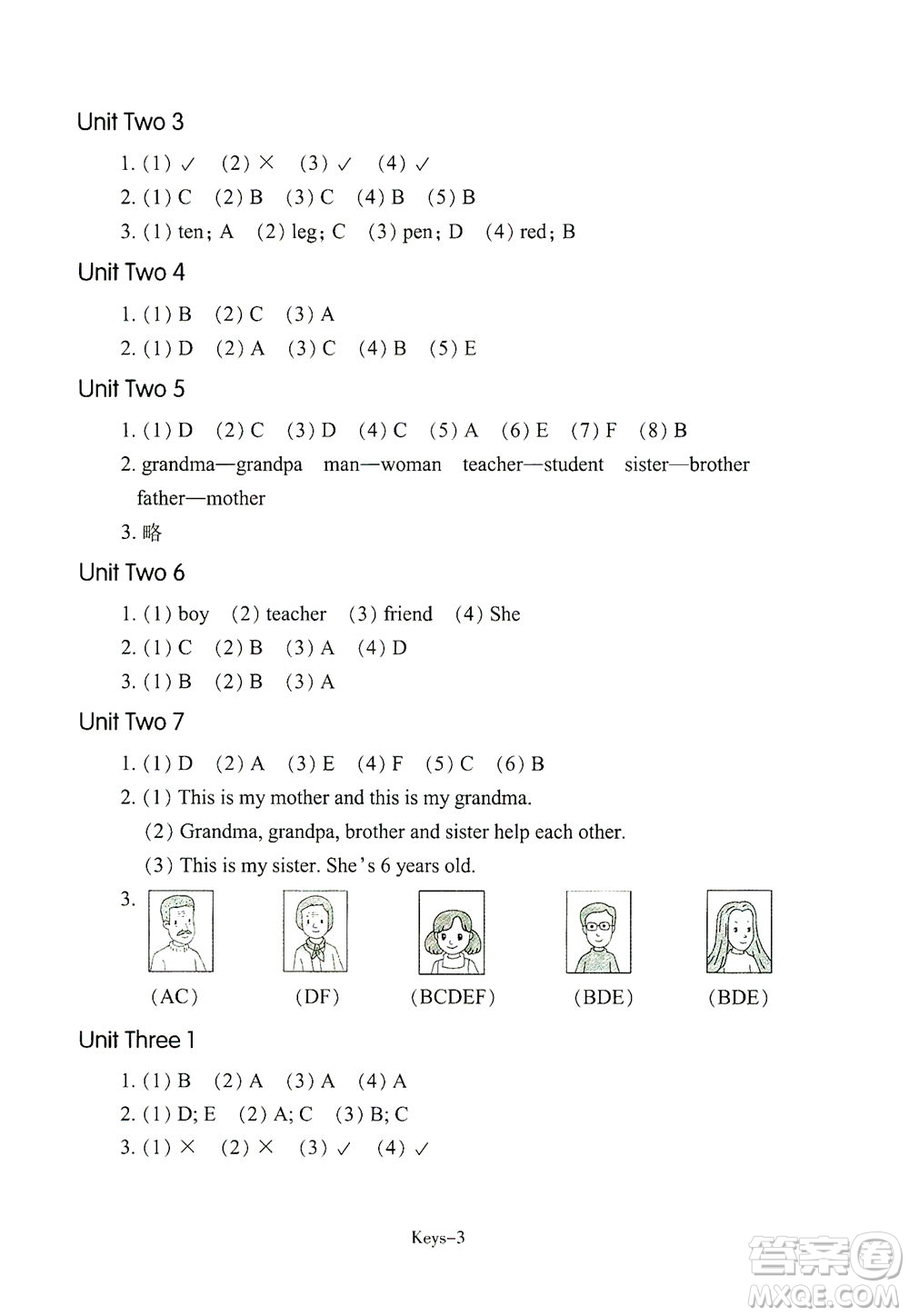 浙江少年兒童出版社2021每課一練三年級(jí)下冊(cè)小學(xué)英語(yǔ)R人教版答案