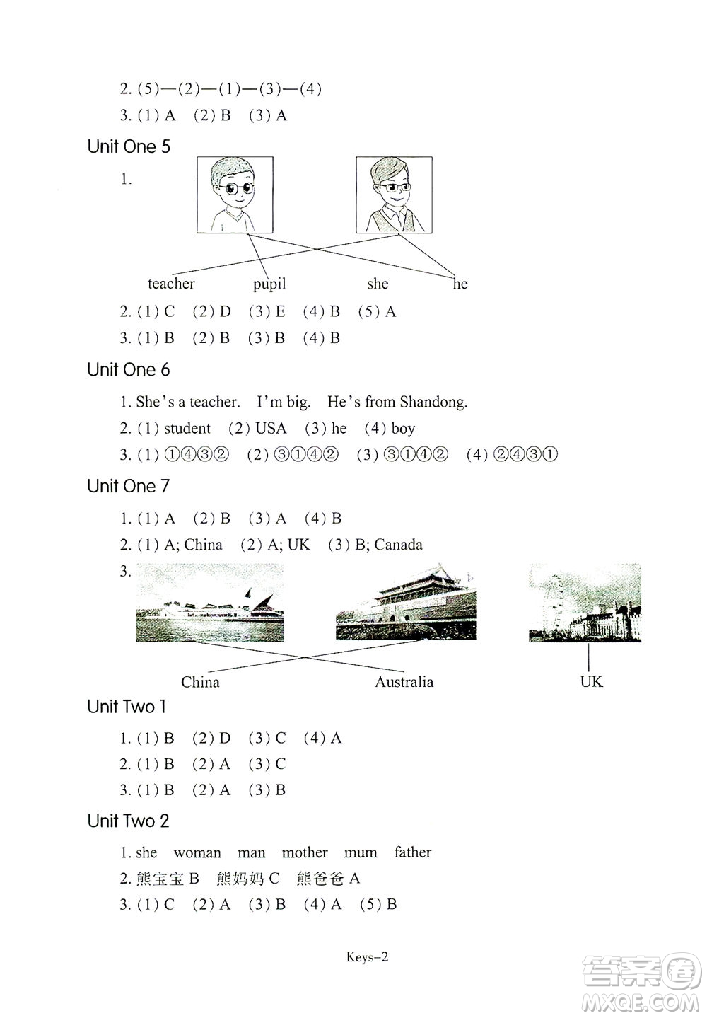 浙江少年兒童出版社2021每課一練三年級(jí)下冊(cè)小學(xué)英語(yǔ)R人教版答案