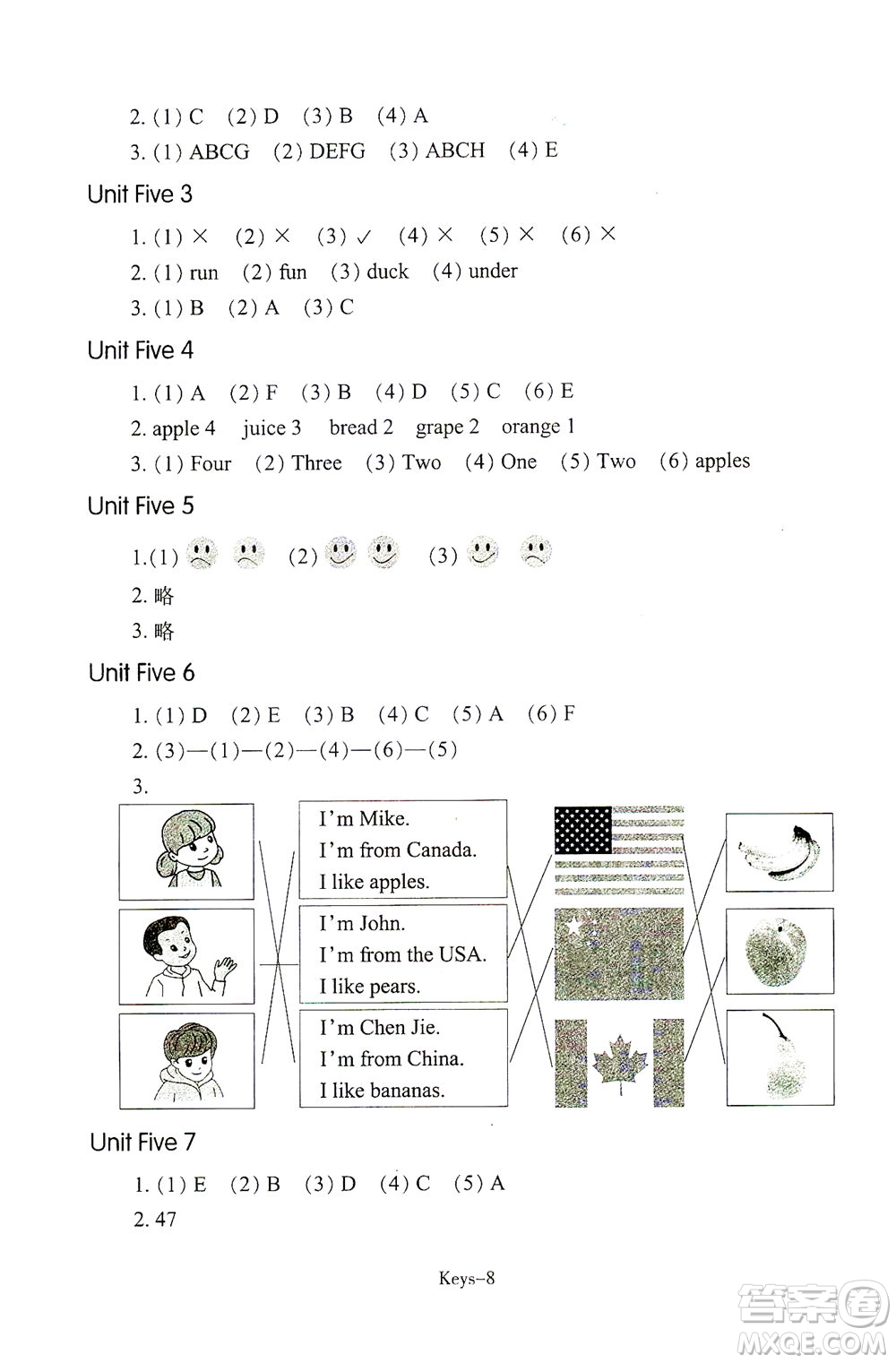 浙江少年兒童出版社2021每課一練三年級(jí)下冊(cè)小學(xué)英語(yǔ)R人教版答案