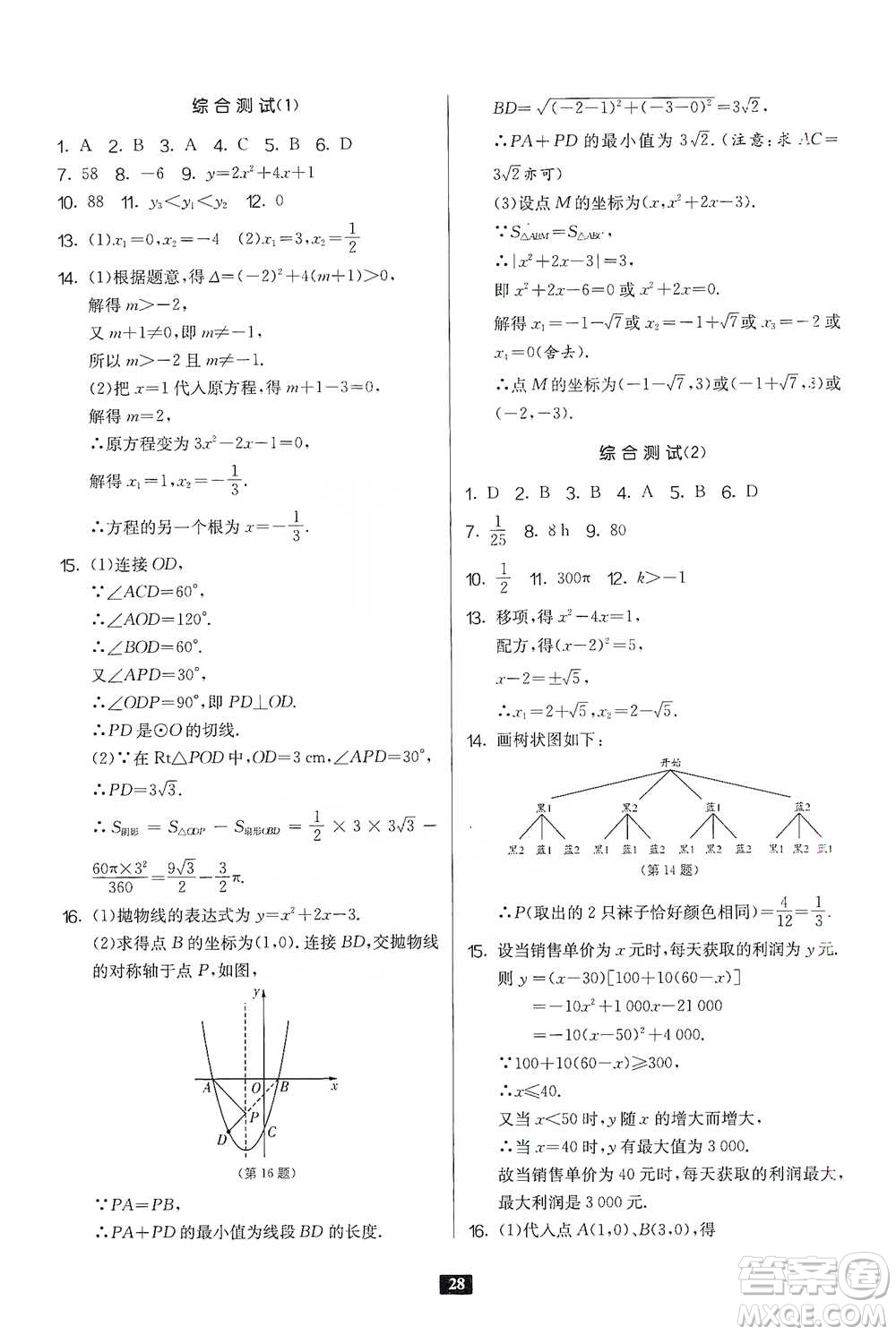 江蘇人民出版社2021初中數(shù)學(xué)計(jì)算高手八年級(jí)通用版參考答案