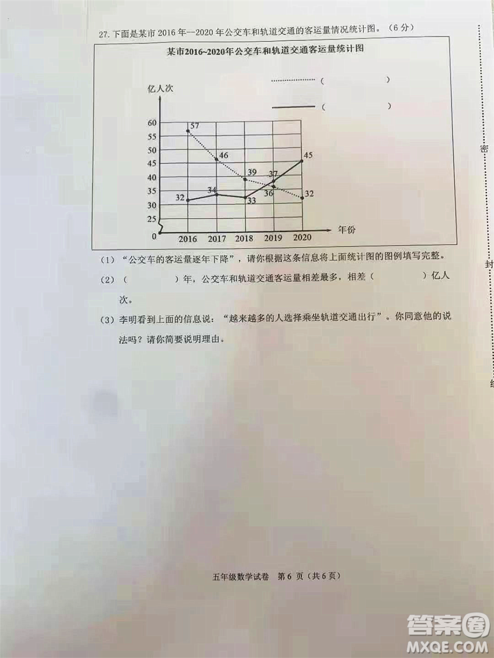 武漢市洪山區(qū)2020-2021學(xué)年度第二學(xué)期小學(xué)學(xué)業(yè)質(zhì)量檢測(cè)五年級(jí)數(shù)學(xué)試卷答案