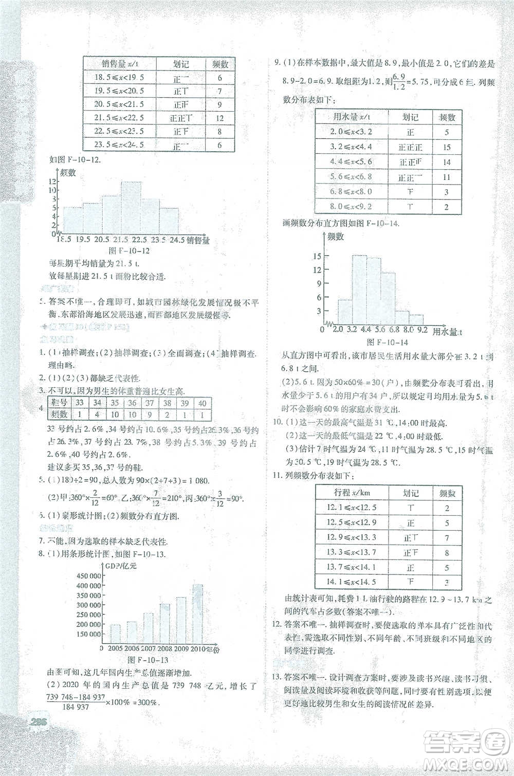 北京教育出版社2021倍速學(xué)習(xí)法七年級(jí)數(shù)學(xué)下冊(cè)人教版參考答案