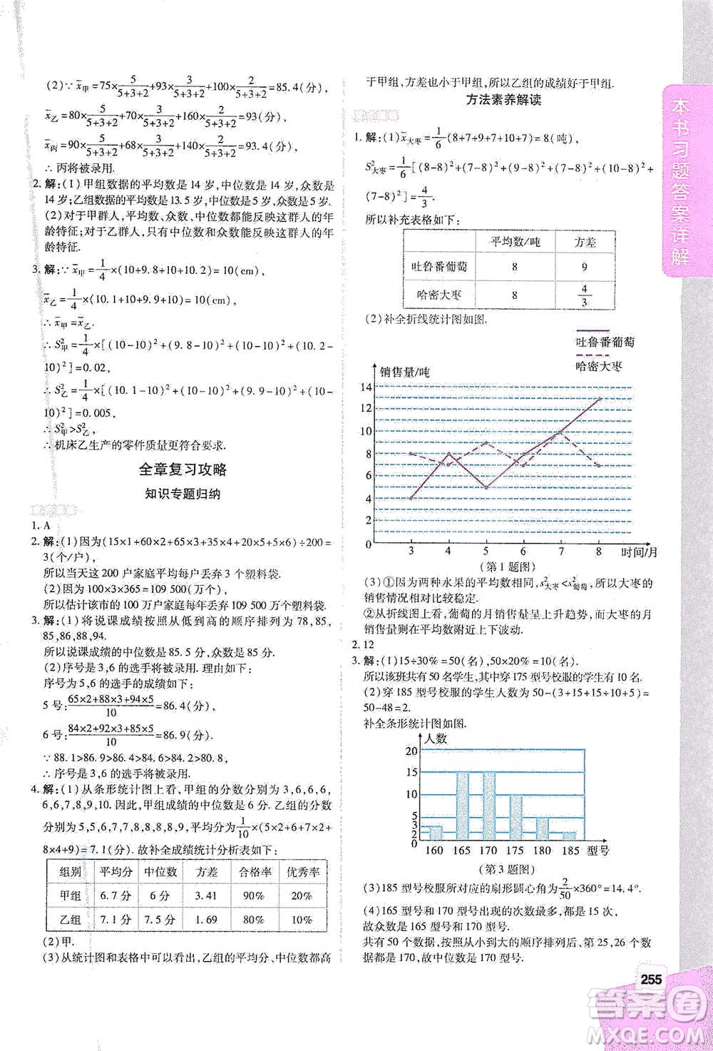 北京教育出版社2021倍速學(xué)習(xí)法八年級數(shù)學(xué)下冊浙教版參考答案