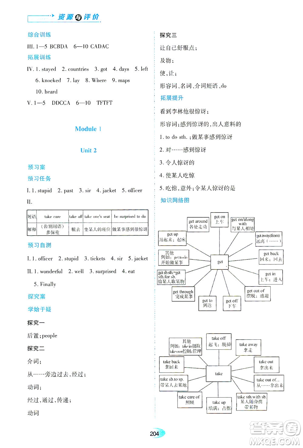 黑龍江教育出版社2021資源與評(píng)價(jià)九年級(jí)英語(yǔ)下冊(cè)外研版答案