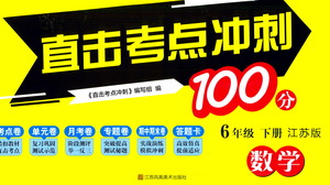 江蘇鳳凰美術(shù)出版社2021直擊考點沖刺100分數(shù)學六年級下冊江蘇版答案