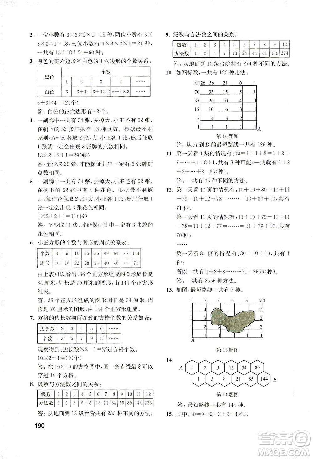 湖北教育出版社2021數(shù)學(xué)創(chuàng)新思維訓(xùn)練六年級(jí)答案