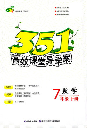 湖北科學技術(shù)出版社2021年351高效課堂導學案數(shù)學七年級下人教版答案