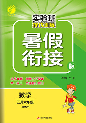 江蘇人民出版社2021實驗班提優(yōu)訓(xùn)練暑假銜接數(shù)學(xué)五升六年級RMJY人民教育版答案