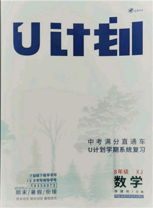 湖南科學(xué)技術(shù)出版社2021U計劃八年級數(shù)學(xué)湘教版參考答案