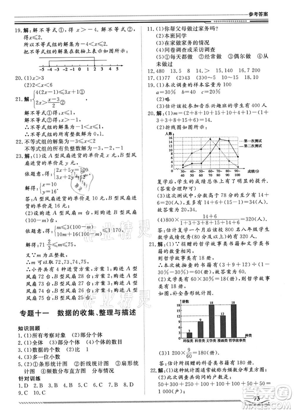 北京工業(yè)大學出版社2021假期生活指導七年級數(shù)學答案