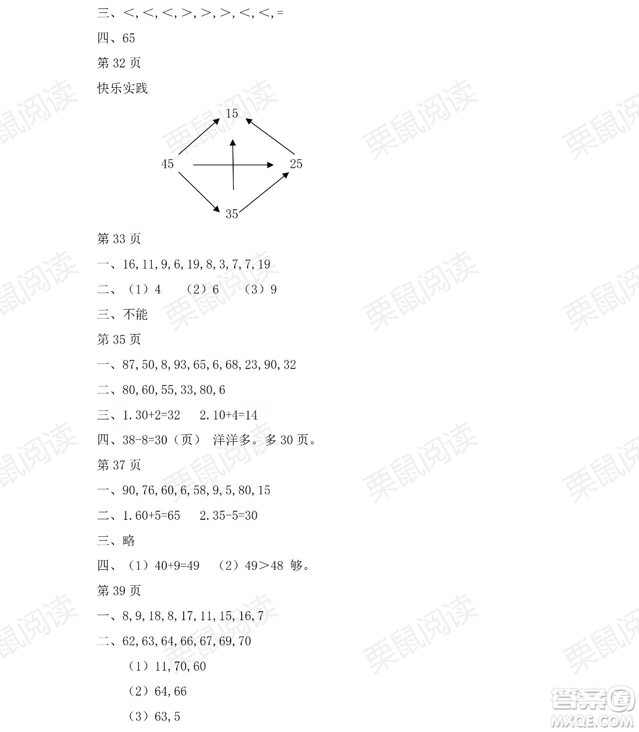 黑龍江少年兒童出版社2021陽光假日暑假一年級(jí)數(shù)學(xué)人教版答案