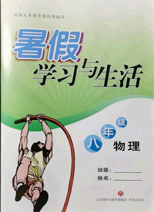 濟(jì)南出版社2021暑假學(xué)習(xí)與生活八年級(jí)物理參考答案