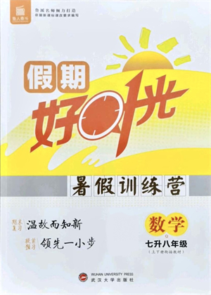 武漢大學出版社2021魯人泰斗假期好時光暑假訓練營七升八數(shù)學人教版參考答案