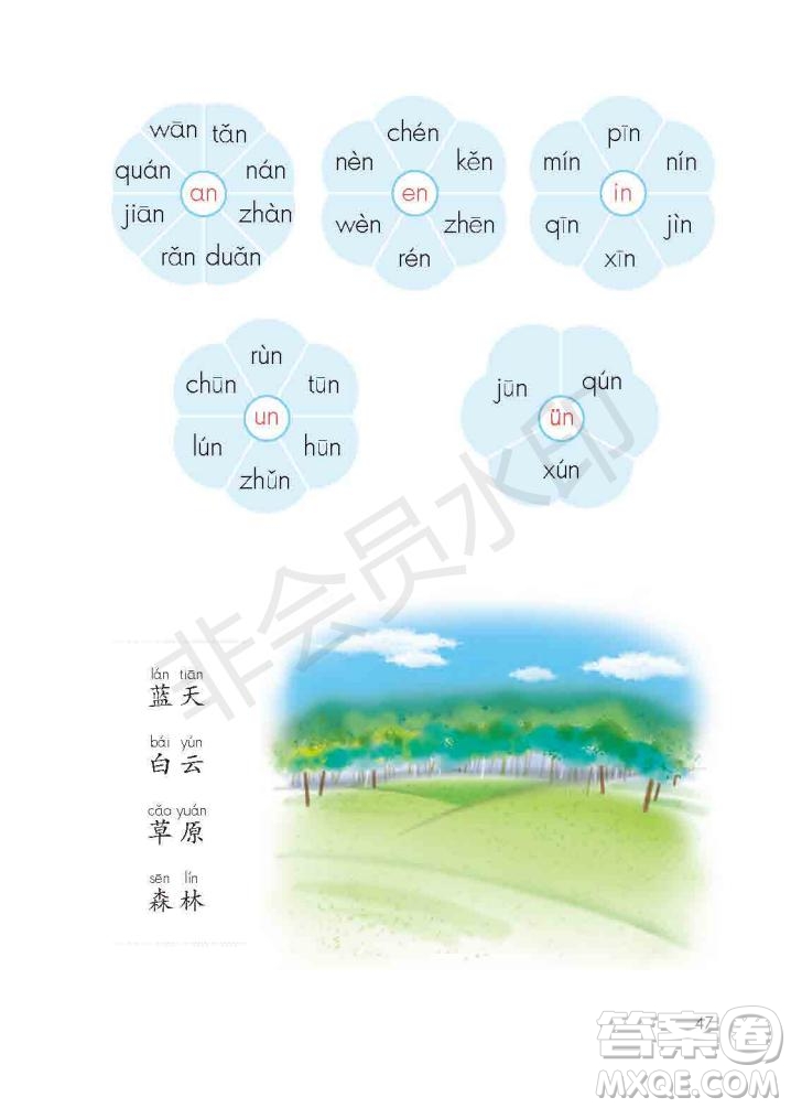 一年級上冊語文部編版電子課本