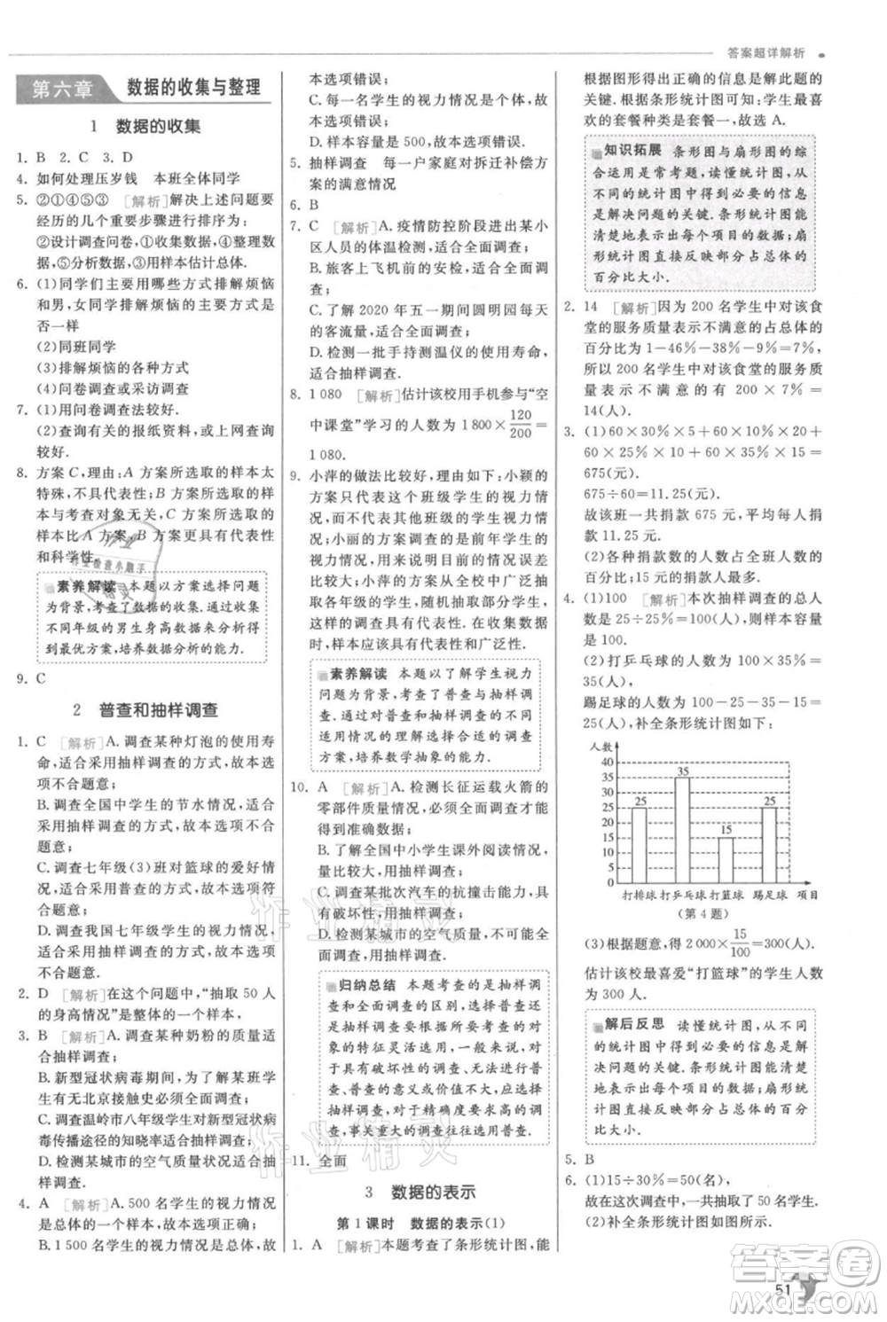 江蘇人民出版社2021實(shí)驗(yàn)班提優(yōu)訓(xùn)練七年級(jí)上冊數(shù)學(xué)北師大版參考答案