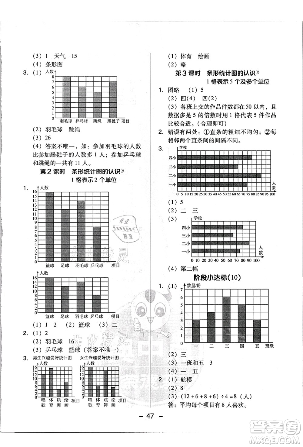 吉林教育出版社2021典中點(diǎn)綜合應(yīng)用創(chuàng)新題四年級數(shù)學(xué)上冊R人教版浙江專版答案