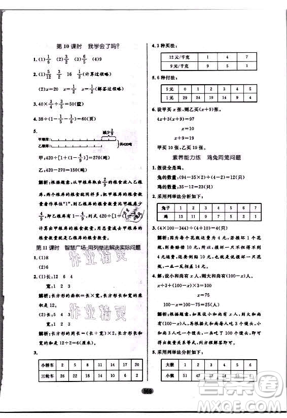 沈陽(yáng)出版社2021黃岡名師天天練數(shù)學(xué)六年級(jí)上冊(cè)六三學(xué)制青島版答案