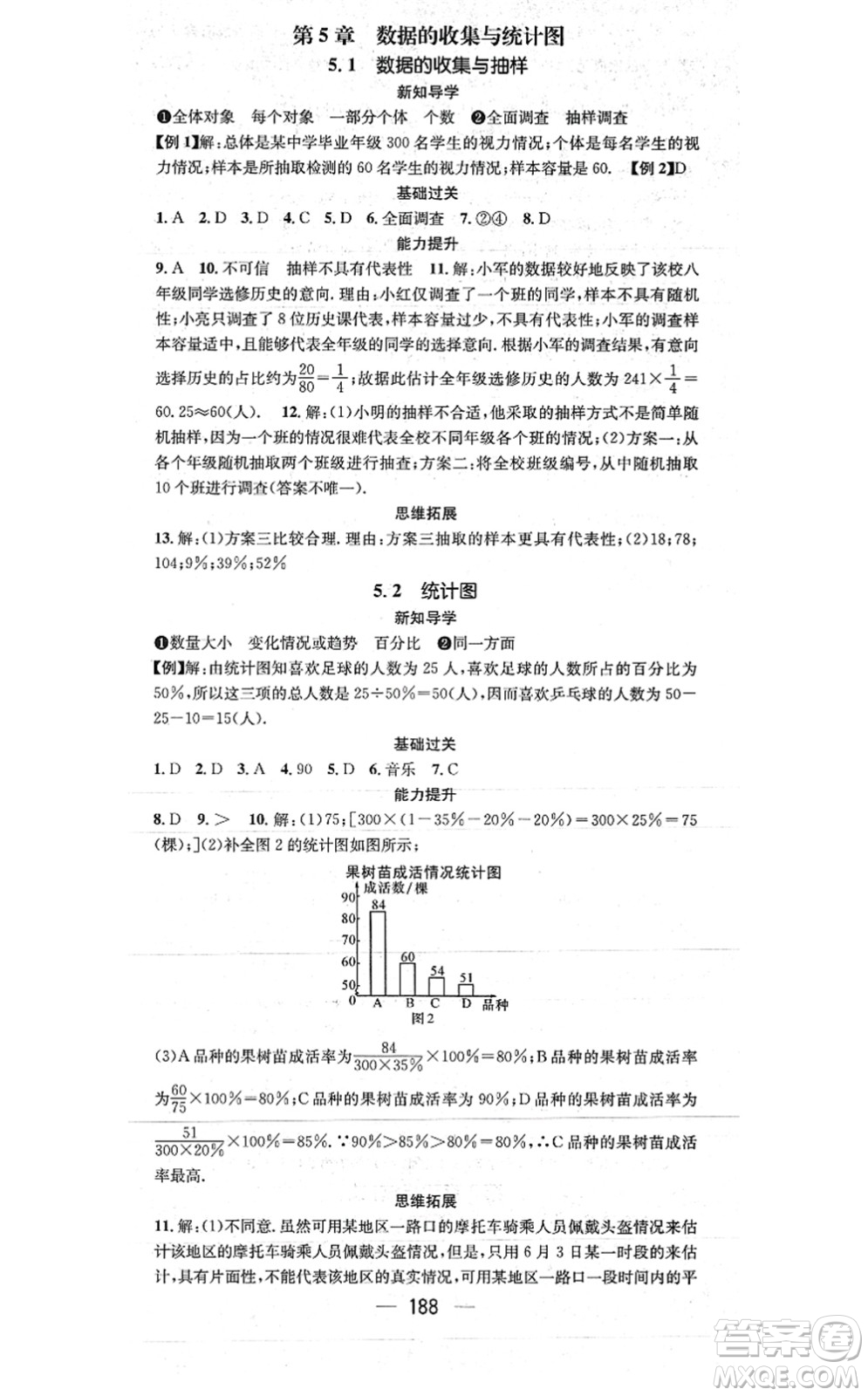 廣東經(jīng)濟(jì)出版社2021名師測控七年級數(shù)學(xué)上冊湘教版答案