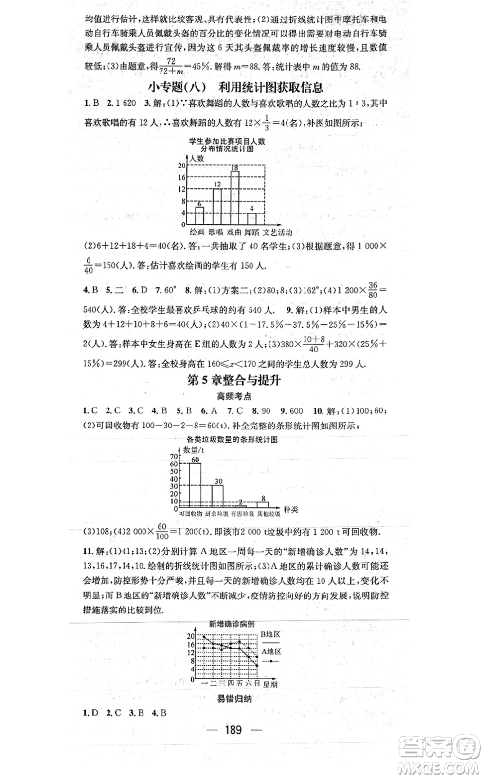 廣東經(jīng)濟(jì)出版社2021名師測控七年級數(shù)學(xué)上冊湘教版答案