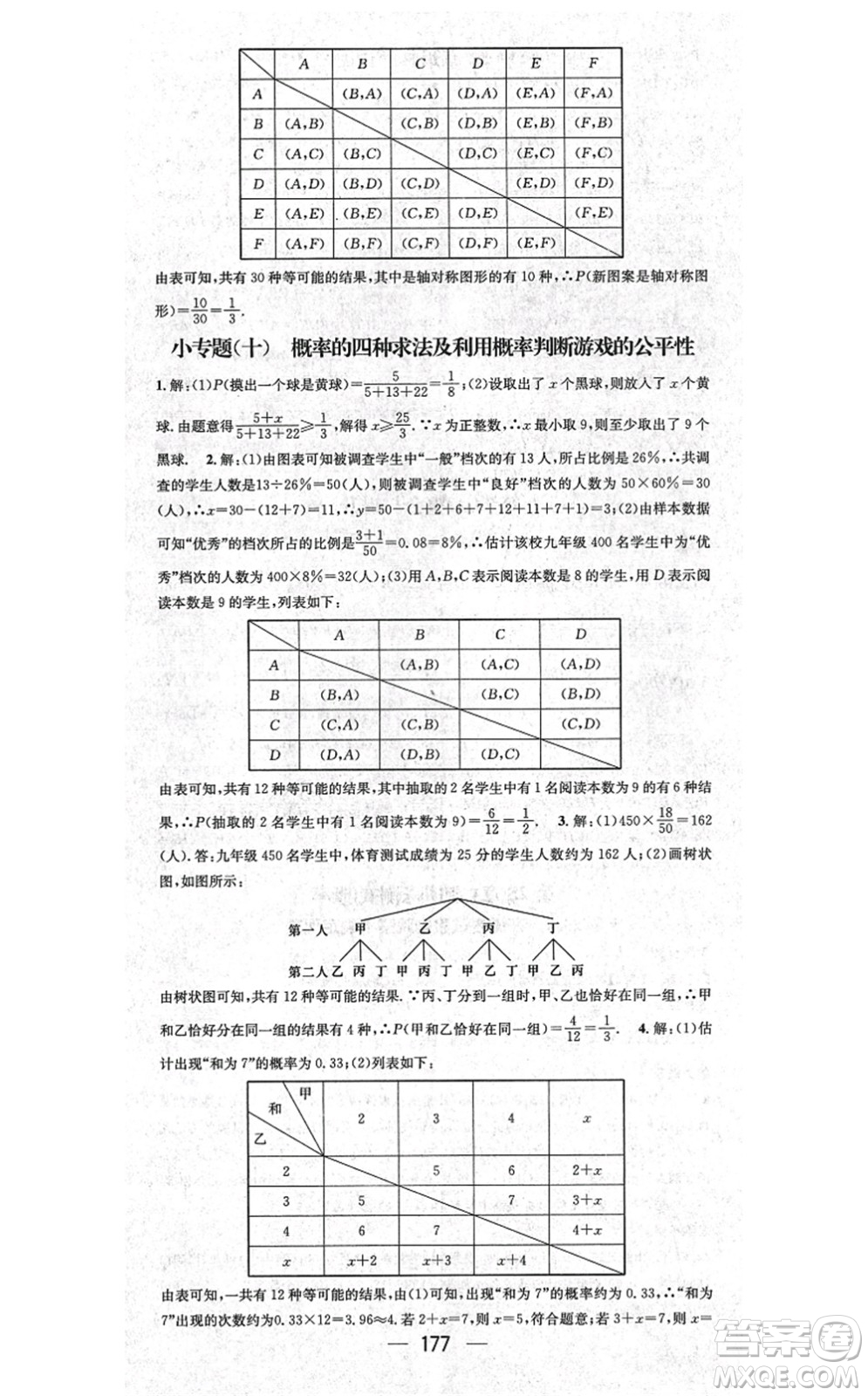 廣東經(jīng)濟(jì)出版社2021名師測(cè)控九年級(jí)數(shù)學(xué)上冊(cè)華師版答案