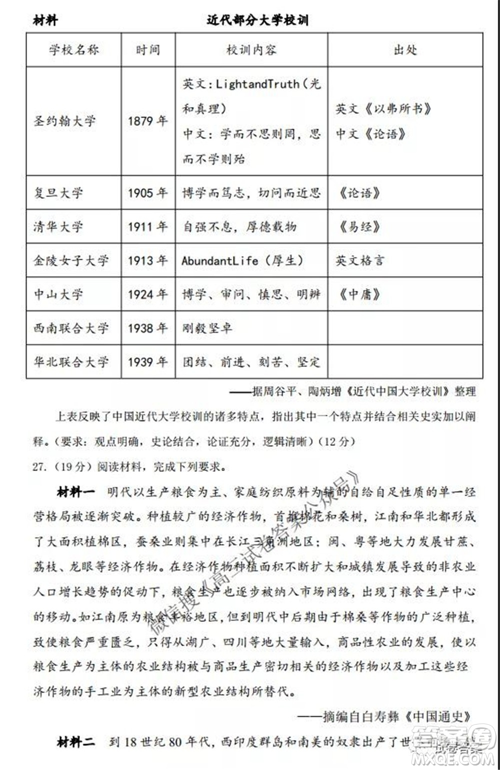 2021-2022學(xué)年度上遼寧省六校高三年級(jí)期初聯(lián)考?xì)v史試題及答案