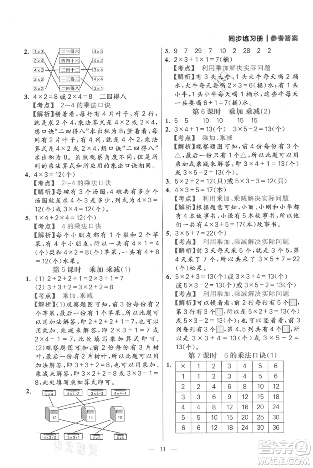 遠方出版社2021年100分闖關(guān)同步練習冊二年級上冊數(shù)學人教版參考答案