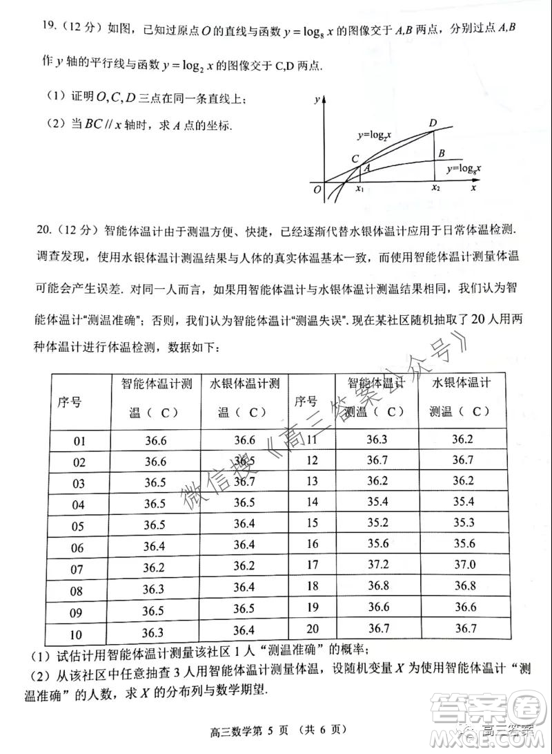 山東2021-2022學(xué)年度高三階段性監(jiān)測數(shù)學(xué)試題及答案