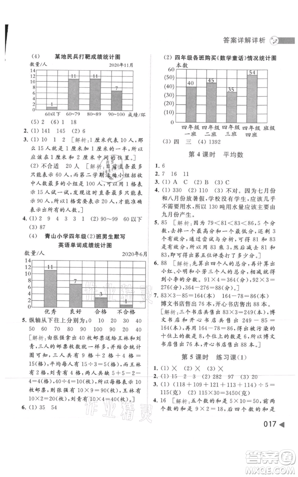 北京教育出版社2021亮點(diǎn)給力提優(yōu)班多維互動(dòng)空間四年級(jí)上冊(cè)數(shù)學(xué)蘇教版參考答案