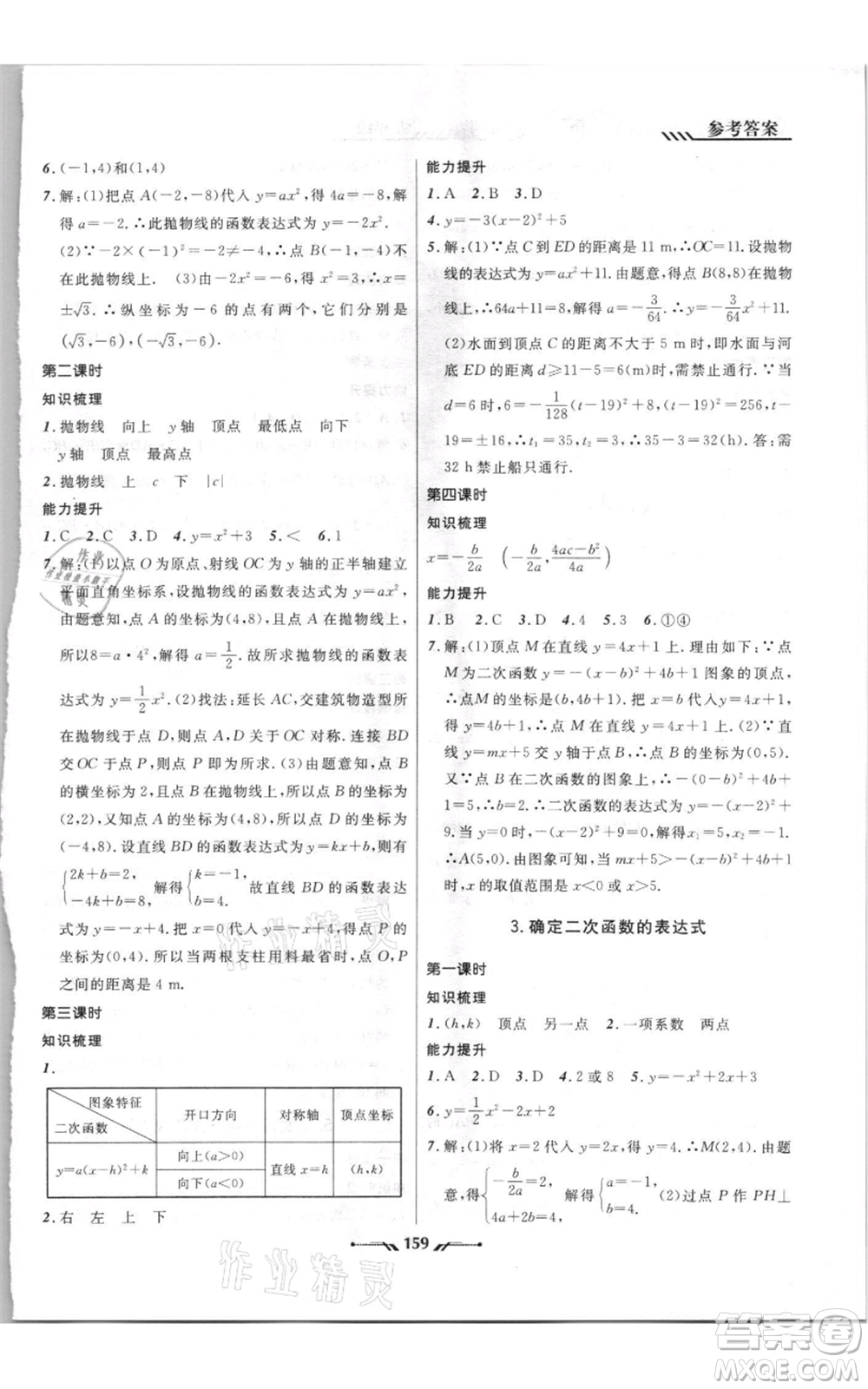 遼寧師范大學(xué)出版社2021新課程新教材導(dǎo)航九年級(jí)上冊(cè)數(shù)學(xué)北師大版參考答案