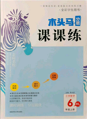 湖南師范大學(xué)出版社2021木頭馬分層課課練六年級(jí)上冊數(shù)學(xué)北師大版參考答案