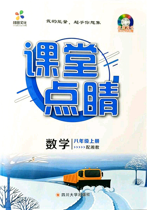 四川大學出版社2021課堂點睛八年級數(shù)學上冊湘教版答案