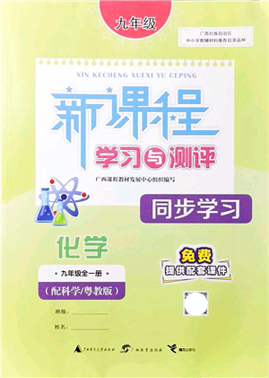 廣西教育出版社2021新課程學(xué)習(xí)與測評同步學(xué)習(xí)九年級化學(xué)全一冊科學(xué)粵教版答案