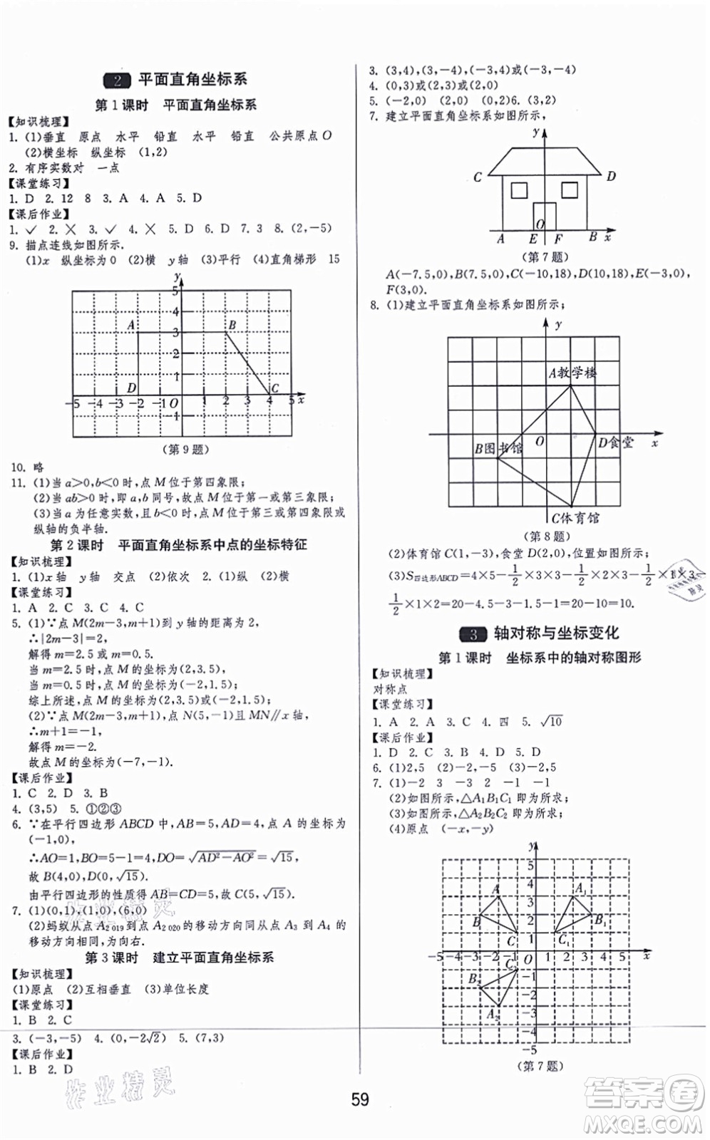 江蘇人民出版社2021秋1課3練學(xué)霸提優(yōu)訓(xùn)練七年級(jí)數(shù)學(xué)上冊(cè)五四制SDJY魯教版答案