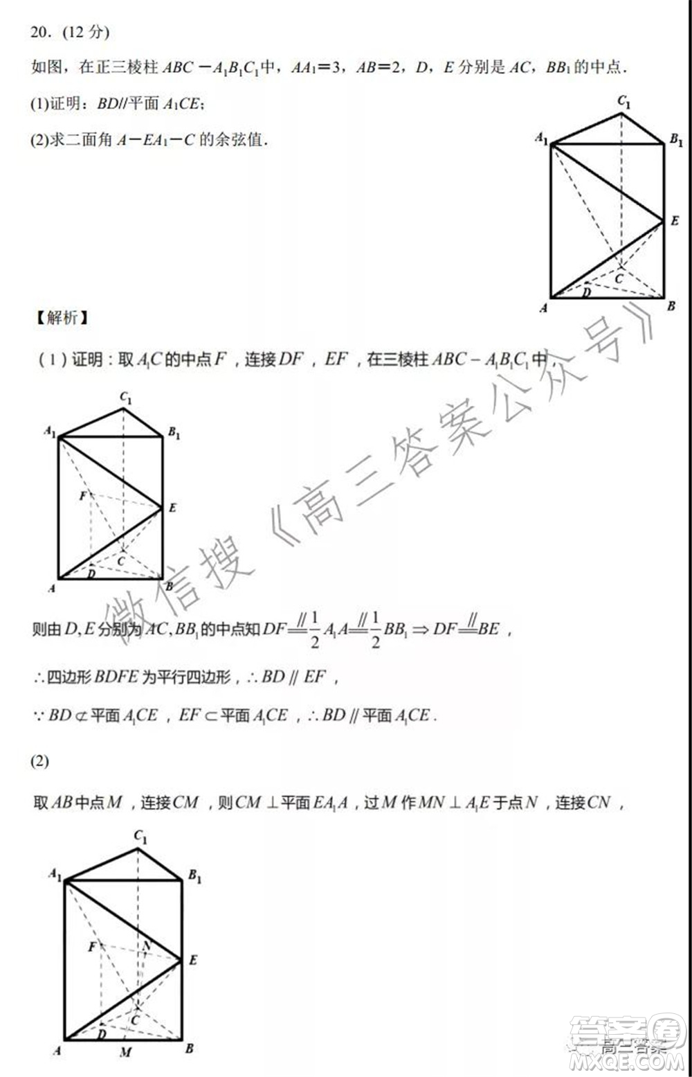 2022屆新高考基地學(xué)校期中大聯(lián)考數(shù)學(xué)試題及答案