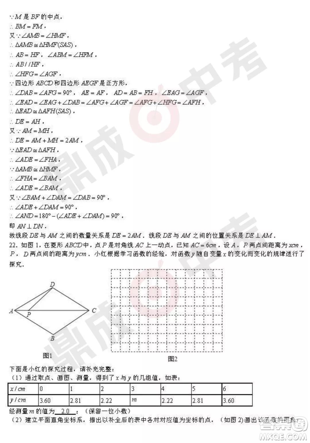 鄭州外國(guó)語2021-2022學(xué)年上學(xué)期九年級(jí)期中考試數(shù)學(xué)試卷及答案