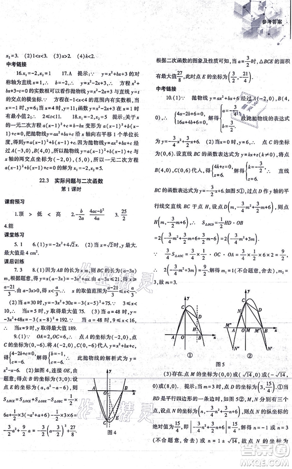 大象出版社2021初中同步練習冊九年級數(shù)學上冊人教版答案