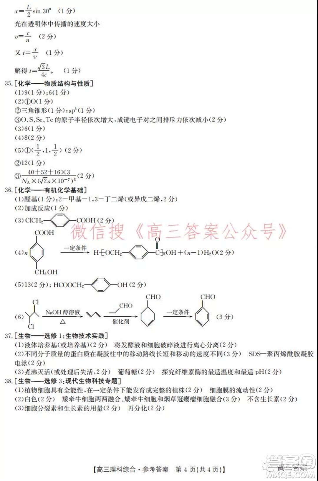 2022屆新鄉(xiāng)市高三第一次模擬考試?yán)砜凭C合試題及答案